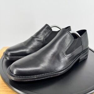 NWT Cole Haan Dryden Black Leather Slip On Loafers Mens 9.5 M C05459 Dress Shoes